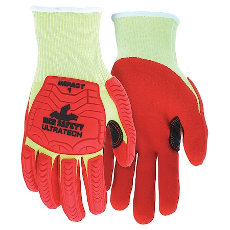 Coated Gloves, Cut Level A4 ,Dipped ,Foam Nitrile ,Sandy ,S 12 PK