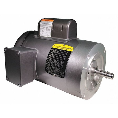Capacitor-Start/Run General Purpose Motor, 1/2 hp HP, 115/230V AC Voltage, 56C Frame