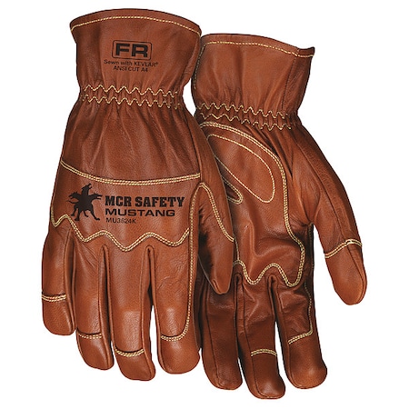 Leather Gloves, Cut Level A4 ,M 1 PR