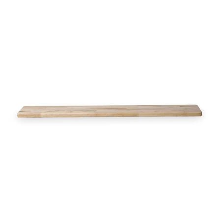 Pedestal Bench Top,W 36,D 9 1/4,Maple