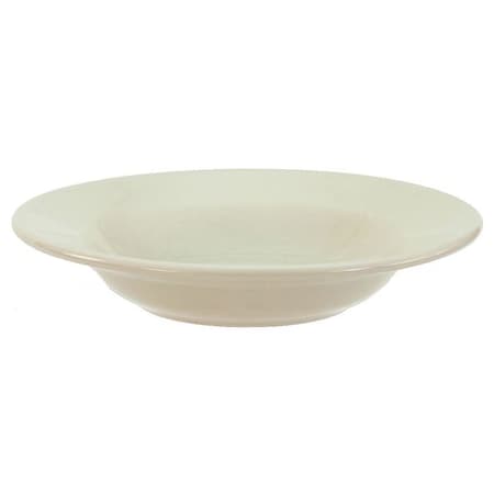 Rimmed Soup Bowl, 15 oz., Ceramic Bone White PK24