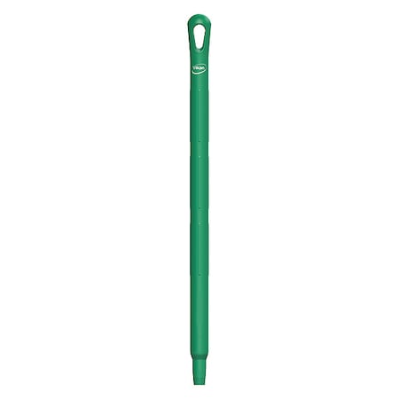 Color Coded Handle, 1 1/4 in Dia, Green, Polypropylene