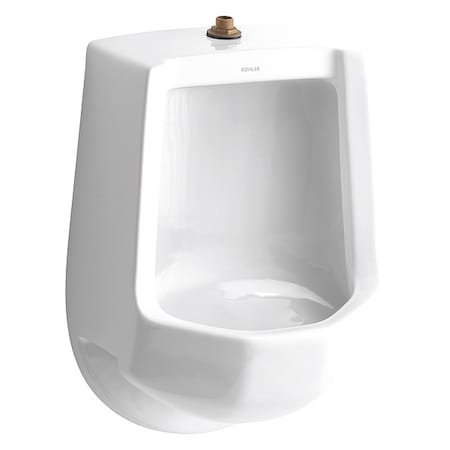 Siphon Jet Urinal, Wall, 24 in H, 16.25 in L
