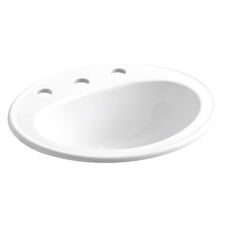 Bathroom Sink,20.25"x17.5"x8.5",White