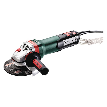 Angle Grinder, 6 in Dia, 10,000 RPM, 12A