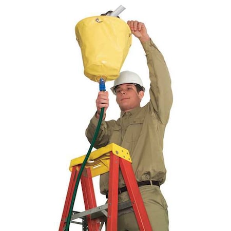 PIG Pipe Leak Diverter, Yellow, 2 lb.