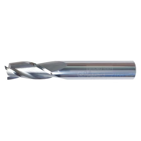 Carb End Mill, 1.00mm, 3FL, CC, Uncoated