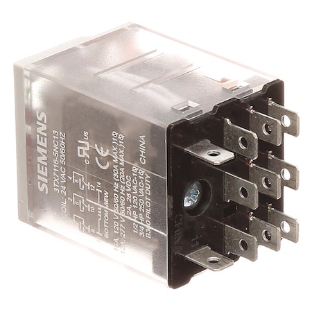 Plug-In, Plug-In Relay, Square, 15 A, 11 Pins