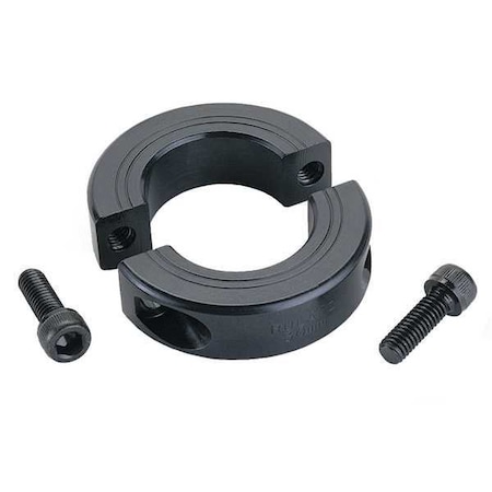 Shaft Collar, Clamp, 2Pc, 34mm, Steel