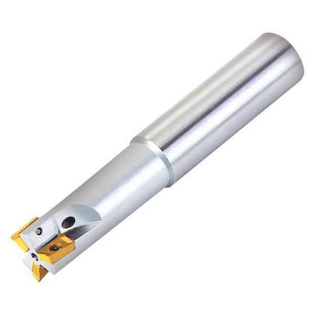 Indexable Square Shoulder End Mill, Coolant-Thru Milling Series, 3/4" Max Cut Dia