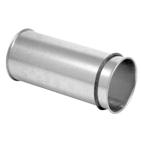 Round Adjustable Nipple, 4 in Duct Dia, Galvanized Steel, 22 ga GA, 4" W, 11-1/4" L, 4" H