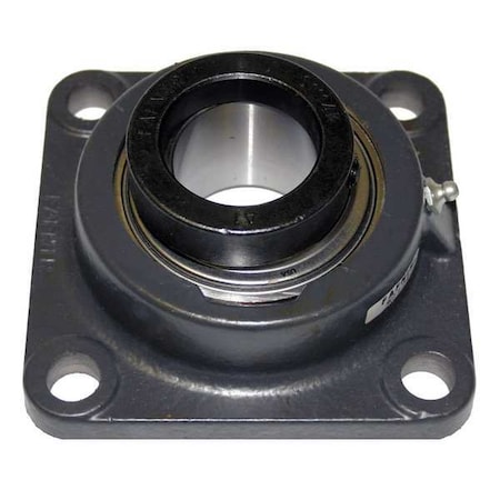 Flange Bearing, 4-Bolt, Ball, 1-11/16" Bore