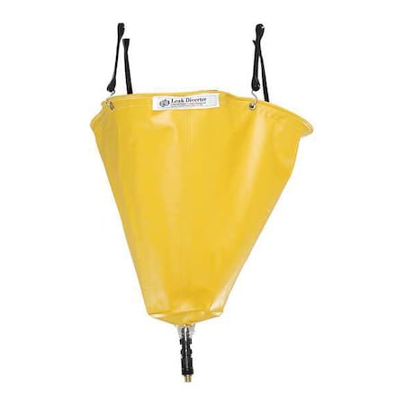 PIG Pipe Leak Diverter, Yellow, 2.433 lb.