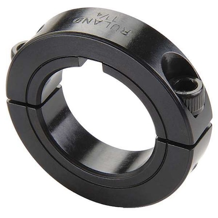 Shaft Collar,Clamp,2Pc,1-1/4 In,Steel
