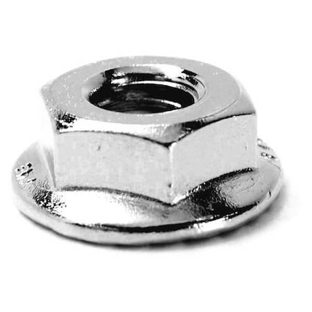 Serrated Lock Nut, 3/8"-16, 316 Stainless Steel, Not Graded, NL-19, 11/32 in Ht, 25 PK