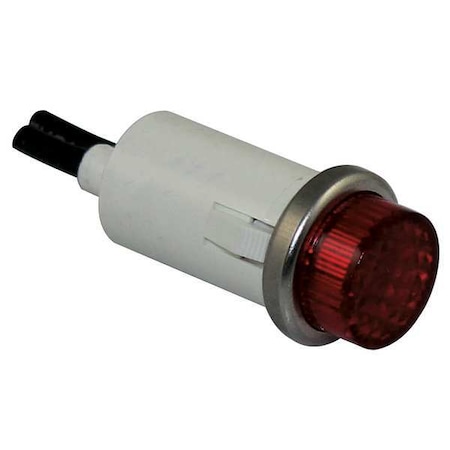 Raised Indicator Light,Red,24V