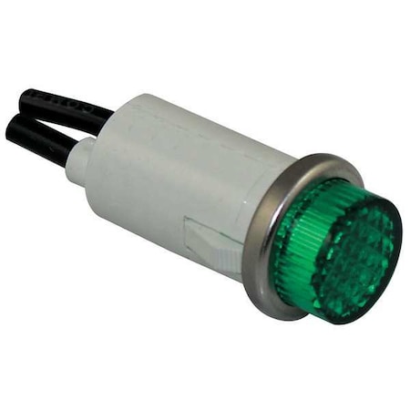 Raised Indicator Light,Green,24V
