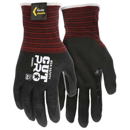 Vend Glove, Cut Level A6 ,Nitrile ,Foam ,M 1 PR
