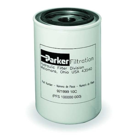 Hydraulic Filter Element,10 Micron,20 GPM,150 PSI, Filter Media: Microglass