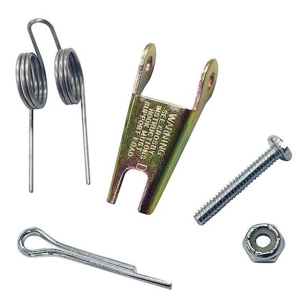 Latch Kit, Steel, 2-5/16 in., 5/8 in.
