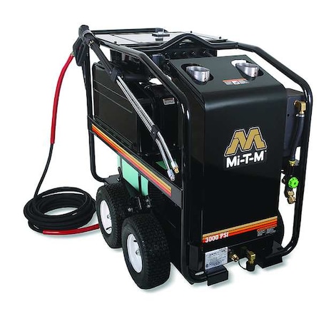 3500 PSI Pressure Washer, 3.5 GPM, Hot Water, 8 HP Electric, Diesel, Kerosene