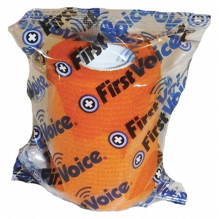 Self-Adhesive Bandage, 3" x 5yds (4-Pack), Orange