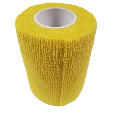 Self-Adhesive Bandage, 3" x 5yds, Yellow