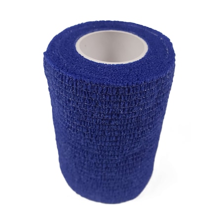Self-Adhesive Bandage, 3" x 5yds (10-Pack), Dark Blue