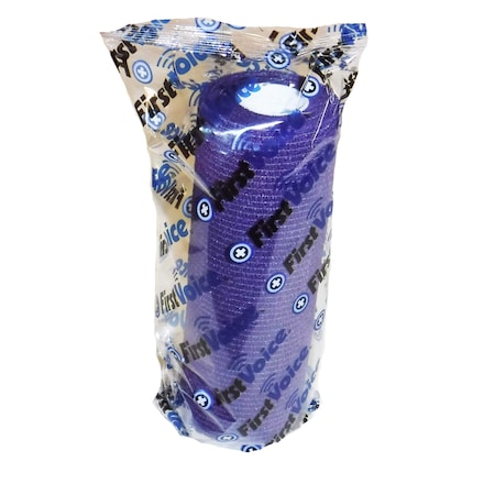 Self-Adhesive Bandage, 5" x 5yds (4-Pack), Purple
