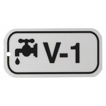 Lockout Tag, None/ No Header, Polypropylene, 3 in Width, 1 1/2 in Height, Write On Surface: No ,5 PK