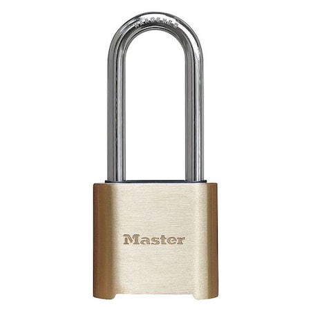 Combination Padlock, Bottom, Gold/Silver