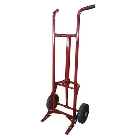 Drum Truck,55 Gal,Steel,Red,59-1/2 In. H