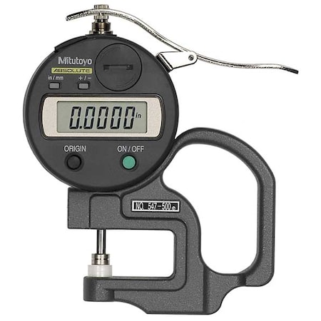 Thickness Gage, Range 0 -.47 In,NIST
