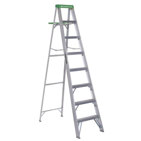 8 ft Aluminum Stepladder, 225 lb Capacity
