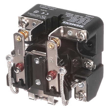 Open Power Relay, Socket Mounted, DPST-NO, 120V AC