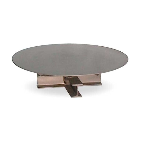 Manual Turntable,26 In,2000 Lb Capacity