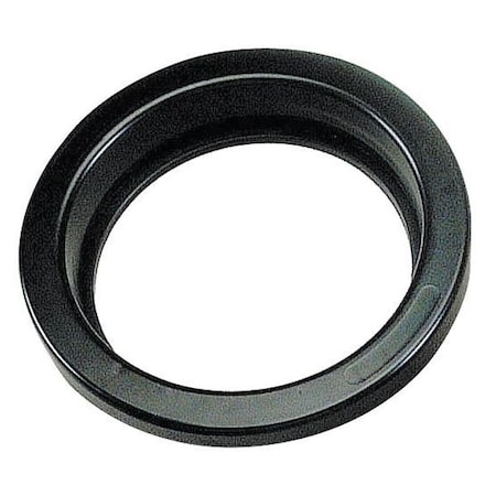 Round Grommet,ID 4 in.,Black