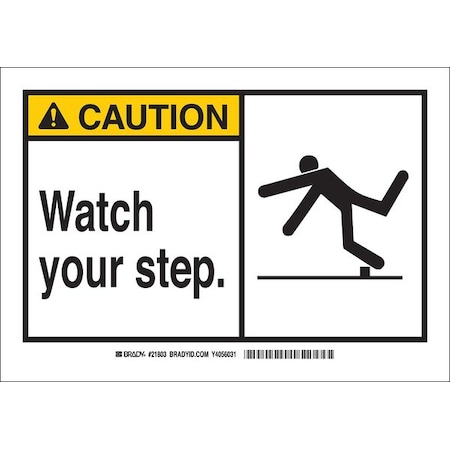 Safety Sign Label,3-1/2 x 5,Self-Adhes., 83931