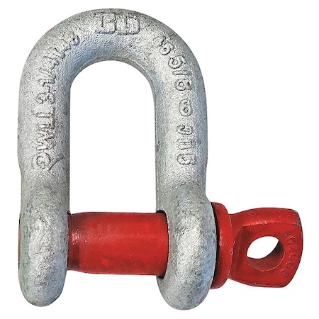 Shackle,5/8" Body Sz,Galvanized