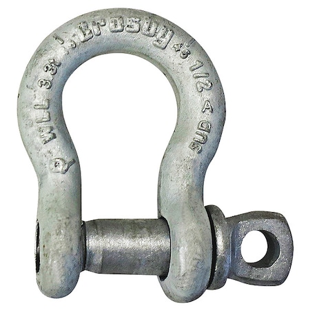 Anchor Shackle,3/8" Body Sz,Painted