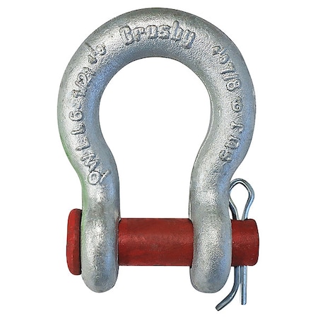 Anchor Shackle,3/4" Body Sz,Galvanized