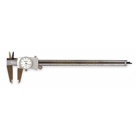 Dial Caliper,0-12 In,Cert