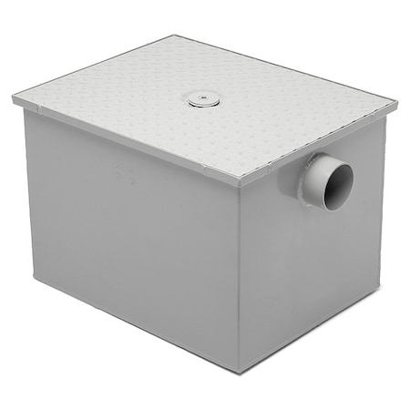 Grease Trap Interceptor,3 In,25 GPM