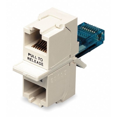 Hubbell BR851D Network Adapter - 1 Pack - 1 x RJ-45 Network Male - 2 x RJ-45 Network Female