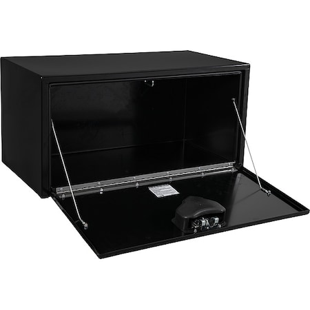 14x16x24 Inch Black Steel Underbody Truck Box With Paddle Latch