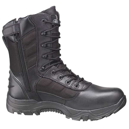 Unisex 8-Inch Work Boot, 9 1/2, Composite Toe, 8 in H, Black, 8046191