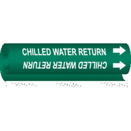 Pipe Marker,Chilled Water Return,Green, 5647-I