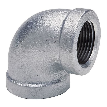 1-1/2" FNPT Galvanized 90 Degree Elbow