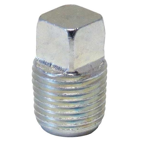 1/8" MNPT Galvanized Square Head Plug