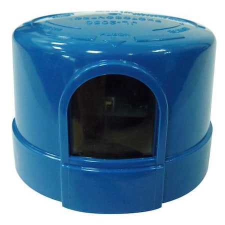 Incandescent Photocontrol, 1,000 W, Blue